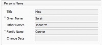 Persons Name